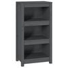 vidaXL Ormarić za knjige Siva 50 x 35 x 97 cm od masivne borovine