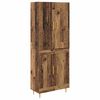 vidaXL Highboard Staro drvo 69,5 x 34 x 180 cm Konstruirano drvo