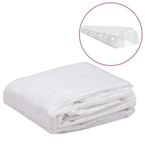 vidaXL Zamjenski pokrov za plastenik (36 m²) 3 x 12 x 2 m prozirni