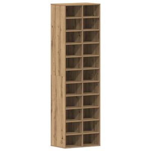 vidaXL Ormarić za cipele Artisan hrast 54x34x183 cm izrađeno drvo
