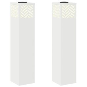 vidaXL Solarna LED svjetlost za stazu 2 kom. Topla bijela