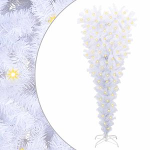 vidaXL Umjetno božićno drvce s stalakom Bijelo 120 cm PVC i čelik