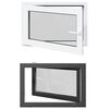 vidaXL Prozor za podrum RISOR 90 x 70 cm PVC i staklo Antracit