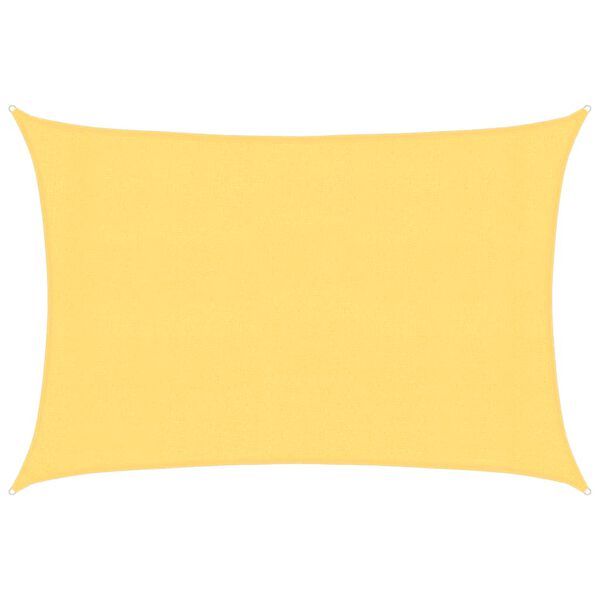 vidaXL Jedro za zaštitu od sunca 160 g/m² bež 3 x 5 m HDPE