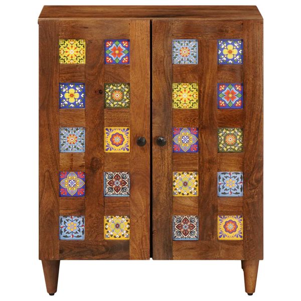 vidaXL Kreveta Orah 60 x 33 x 75 cm Čvrsto drvo manga