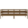 vidaXL Dnevni ležaj od masivne borovine smeđa boja meda 90 x 190 cm