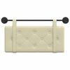 vidaXL Držeće uzglavlje Zidne Krema 90 cm Lažna koža