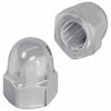 vidaXL &Scaron;esterokutne žižak matice 2 pcs Srebrno m8 Metal