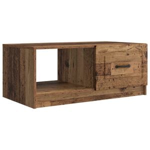 vidaXL Kava Stol Staro drvo 90 x 50 x 37 cm Konstruirano drvo