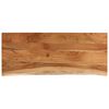 vidaXL Stolna ploča 90x40x3,8 cm pravokutna bagremovo drvo živi rub
