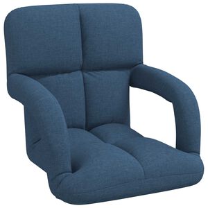 vidaXL Podesiva podna stolica s naslonima 5 pozicija Tkanina