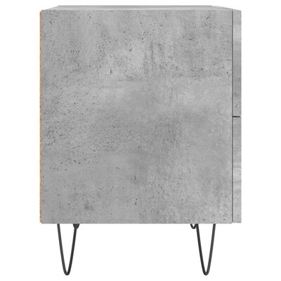 vidaXL Noćni ormarić boja betona 40 x 35 x 47,5 cm konstruirano drvo