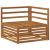 vidaXL Set vanjskih sofa 6 pcs Prirodna Čvrsto drvo akacije