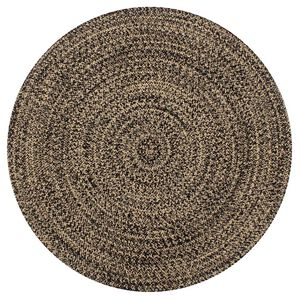 vidaXL Ručno rađeni tepih od jute crne i prirodne boje 90 cm