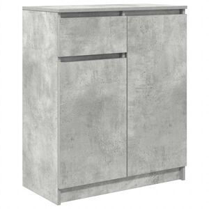 vidaXL Komoda s ladicama beton siva 71x35x84 cm konstruirano drvo