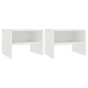 vidaXL Noćni ormarići 2 kom bijeli 40 x 30 x 30 cm konstruirano drvo