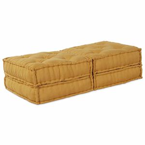 vidaXL Modularna sofa 2 kom. Tkanina Žuta 140 x 70 x 36 cm