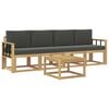 vidaXL Set vanjskih sofa 5 kom. Bijela i antracit