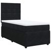 vidaXL Box spring krevet s madracem crni 100x200 cm bar&scaron;unasti