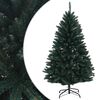 vidaXL Umjetno božićno drvce s nogom 150 cm PVC Tamnozelena