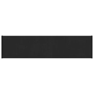 vidaXL Prozorska klupčica Crno s drvenim uzorkom 60 x 20 x 4,5 cm PVC