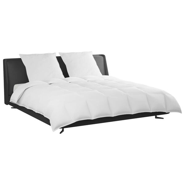 vidaXL Set deka s jastukom 3 pcs Bijelo Perje