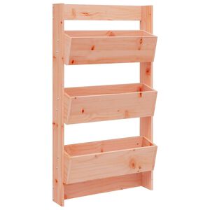 vidaXL Zidna sadilica s 3 razine 60 x 18,5 x 110 cm masivna duglazija