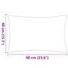vidaXL Vrtni jastuci 2 kom 60 x 40 cm svjetlo plavi
