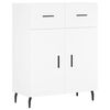 vidaXL Visoka komoda bijela 69,5x34x180 cm konstruirano drvo
