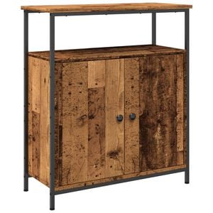 vidaXL Komoda boja staro drvo 70x30x80 cm od konstruiranog drva