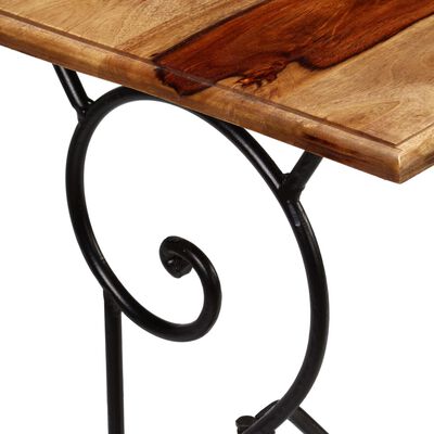 vidaXL Konzolni stol od masivnog drva šišama 100 x 40 x 75 cm