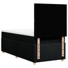 vidaXL Box spring krevet s madracem crni 90x190 cm od tkanine