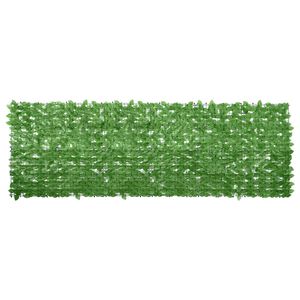 vidaXL Balkonski zastor sa zelenim li&scaron;ćem 300 x 100 cm