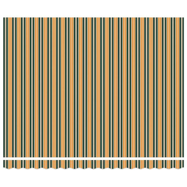 vidaXL Nadstrešnica Zelena i žuta 350 x 250 x 165 cm