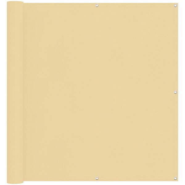 vidaXL Balcony ekran Pijesak 110 x 700 cm Oxford tkanina