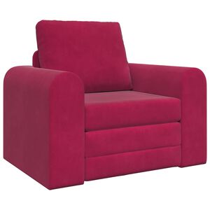 vidaXL Krevet na razvlačenje Vinska crvena 98 x 71 x 83 cm Bar&scaron;un