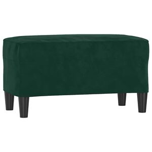 vidaXL Klupa tamnozelena 70 x 35 x 41 cm bar&scaron;unasta