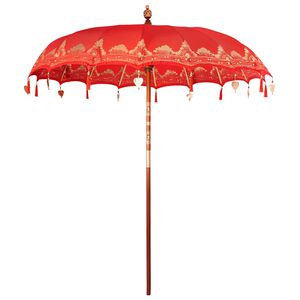vidaXL Baline&scaron;ki Parasol Crvena 215 x 215 x 260 cm