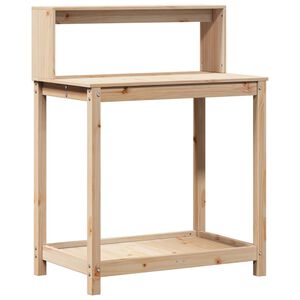 vidaXL Stol za sadnju s policama 82,5x50x109,5 cm od masivne borovine