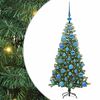 vidaXL Božićno drvce Zelena 120 cm PVC