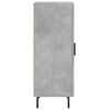 vidaXL Komoda siva boja betona 34,5x34x90 cm od konstruiranog drva