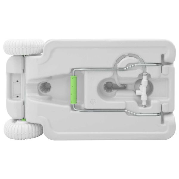 vidaXL Stalak za pranje ruku za kampiranje Siva 72 x 42 x 103 cm