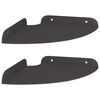 vidaXL Lebdeća polica s policom s pohranom 2 pcs Crna 18 x 18 x 2 cm