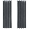 vidaXL Zavjese za zamračivanje 2 pcs Svijetlo siva 140 x 245 cm Bar&scaron;un