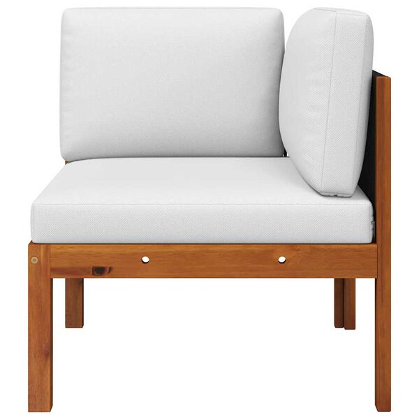 vidaXL Vrtni set za odmor s jastucima, 2 dijela, akacija i uže