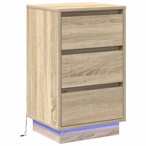 vidaXL Noćni ormar Sonoma hrast 39 x 34,5 x 65 cm Konstruirano drvo