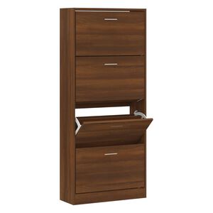 vidaXL Ormarić za cipele boja hrasta 63x24x147 cm konstruirano drvo