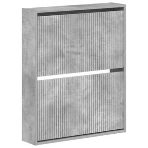 vidaXL Ormar za cipele na zidu ARNHEM 71 x 17 x 86 cm Betonska siva