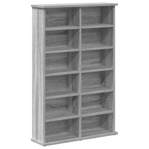 vidaXL CD ormar Siva Sonoma 60 x 17 x 92 cm Konstruirano drvo