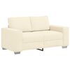vidaXL Dvosjed krem boje 160x77x82 cm korduro tkanina
